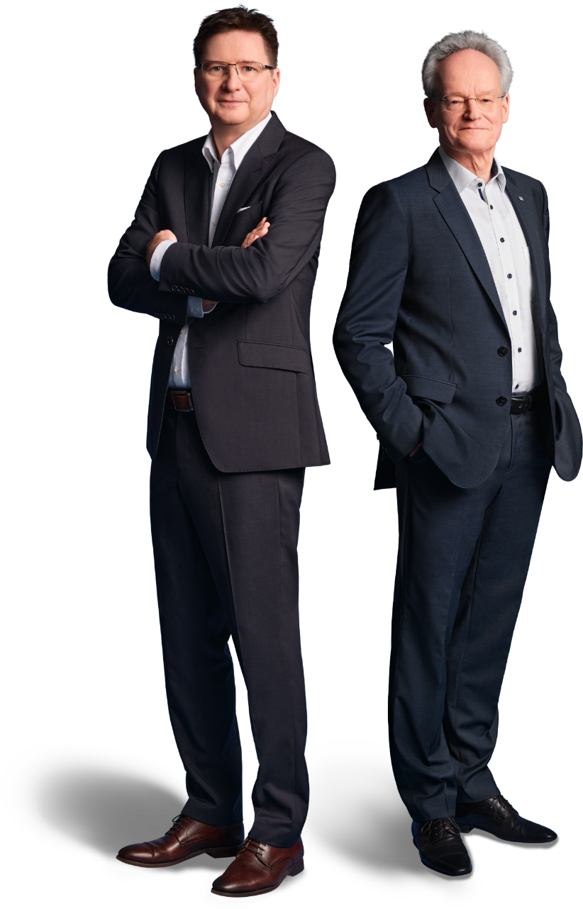 Dr. Volker Kruschinski und Dr. Ekkehard Rosien